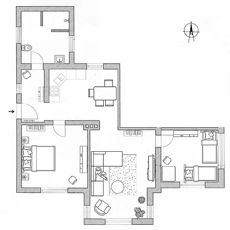 Ferien Unnern Appelboom Apartment